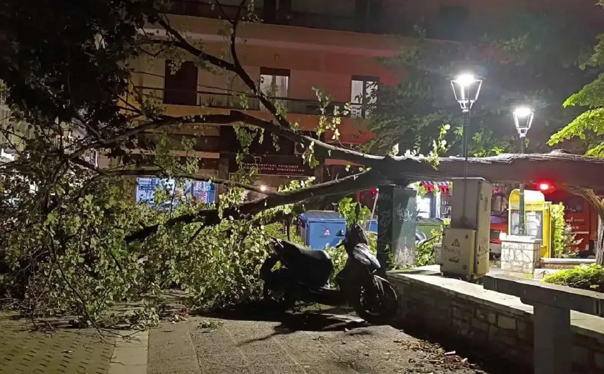 Από τον καύσωνα στη θερινή καταιγίδα: Σφοδρή κακοκαιρία σε Βόλο, Σέρρες και Κοζάνη
