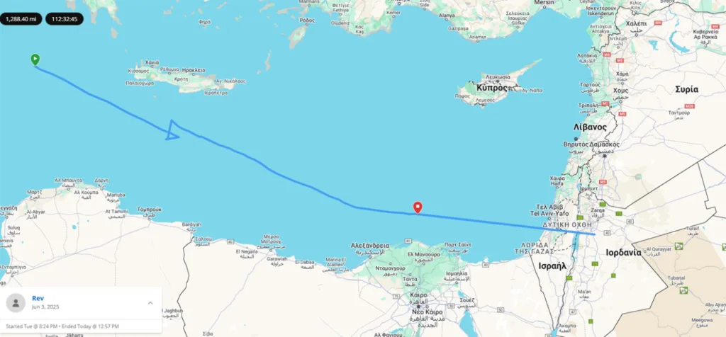 Το Ισραήλ θα σταματήσει το σκάφος που πηγαίνει τρόφιμα στη Γάζα