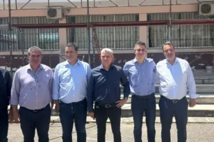 Επίσκεψη του Δήμα στην Αιτωλοακαρνανία: Έργα ανακαίνισης σε 9 σχολεία στο πρόγραμμα «Μαριέττα Γιαννάκου»