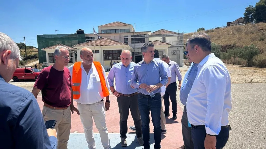 Επίσκεψη του Δήμα στην Αιτωλοακαρνανία: Έργα ανακαίνισης σε 9 σχολεία στο πρόγραμμα «Μαριέττα Γιαννάκου»