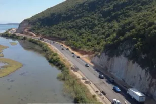 Αυτοψία Δήμα στο έργο κατασκευής και αναβάθμισης της οδικής σύνδεσης Βόνιτσας-Λευκάδας