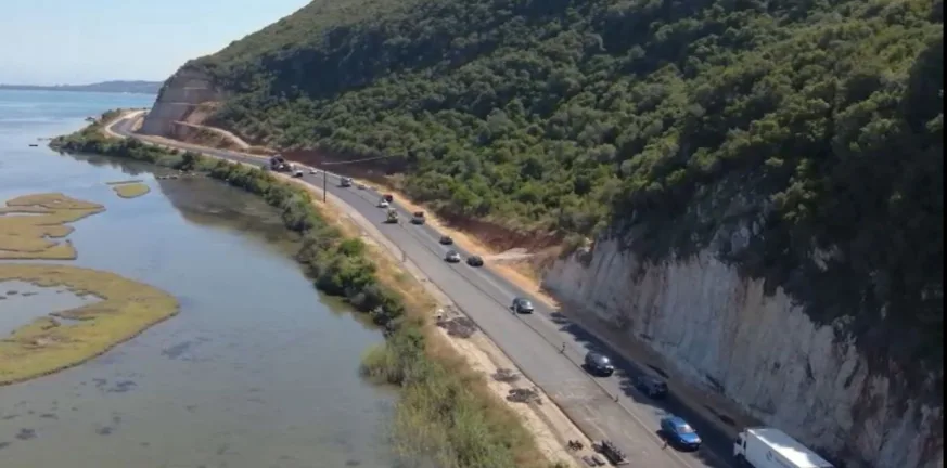 Αυτοψία Δήμα στο έργο κατασκευής και αναβάθμισης της οδικής σύνδεσης Βόνιτσας-Λευκάδας