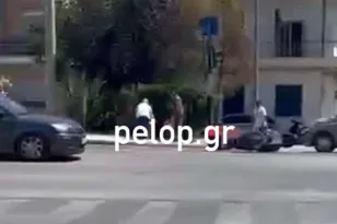 Πάτρα: Τροχαίο με τραυματισμό γυναίκας οδηγού στη Βενιζέλου ΒΙΝΤΕΟ