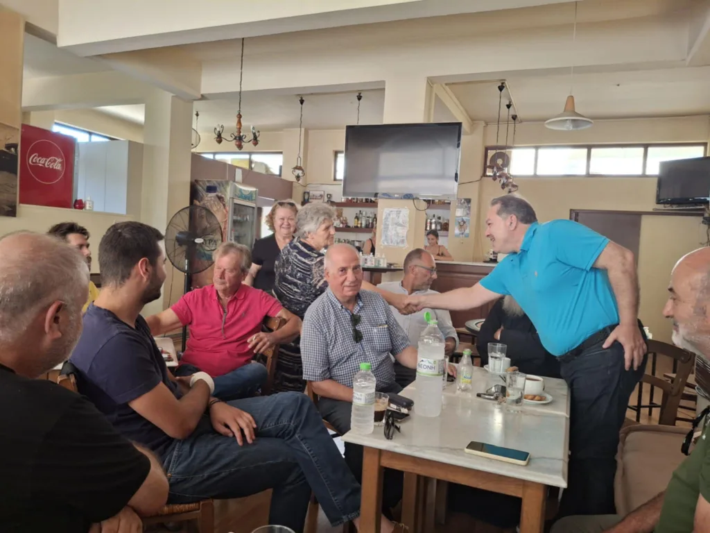 Περιοδεία Σβόλη στον Ψαθόπυργο - Τι συζήτησε με κατοίκους