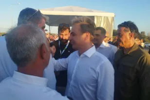 «Διορθώνουμε μία αδικία σε βάρος των πολιτών της Δυτικής Ελλάδας», ο Μητσοτάκης στα εγκαίνια Πατρών-Πύργου ΒΙΝΤΕΟ