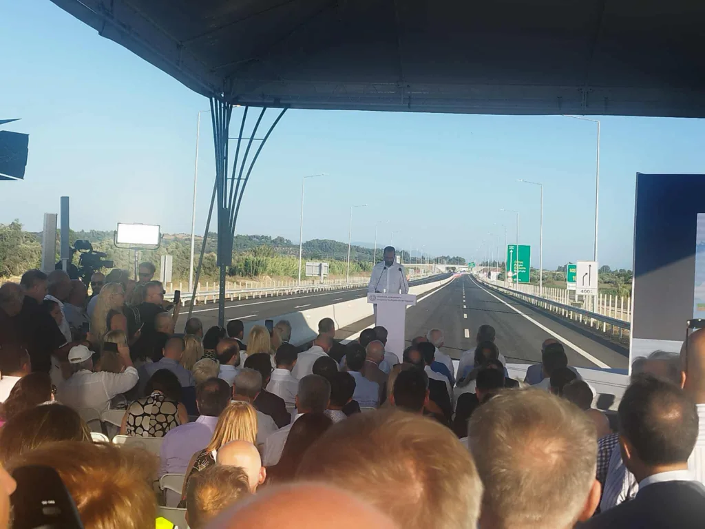 Πατρών-Πύργου: Η «Π» στα εγκαίνια - Μητσοτάκης: «Τα γεφύρια... της Άρτας ενίοτε τελειώνουν» ΦΩΤΟ-ΒΙΝΤΕΟ