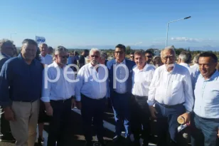 Πατρών-Πύργου: Σε λίγη ώρα τα εγκαίνια από τον Πρωθυπουργό, στο σημείο ο Δήμας ΦΩΤΟ