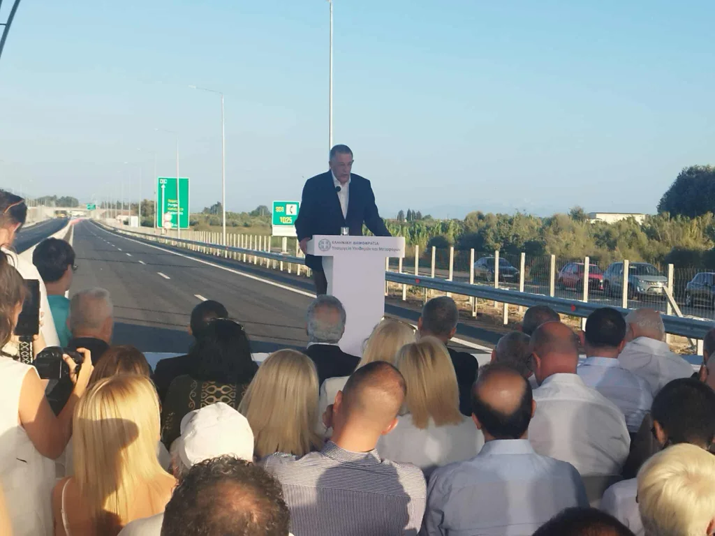 Πατρών-Πύργου: Η «Π» στα εγκαίνια - Μητσοτάκης: «Τα γεφύρια... της Άρτας ενίοτε τελειώνουν» ΦΩΤΟ-ΒΙΝΤΕΟ