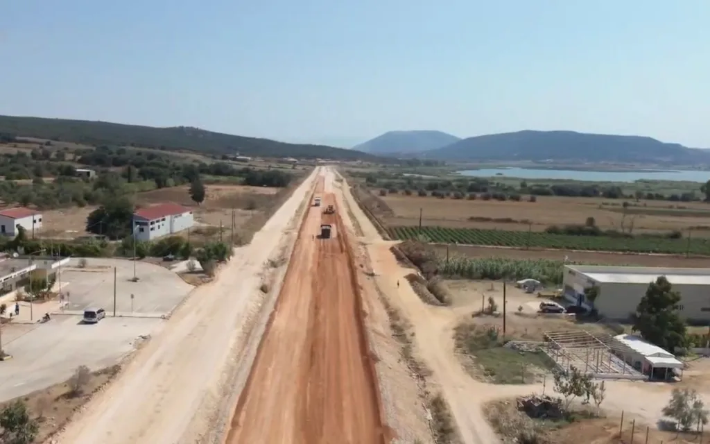 Αυτοψία Δήμα στο έργο κατασκευής και αναβάθμισης της οδικής σύνδεσης Βόνιτσας-Λευκάδας