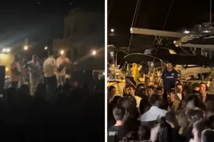 Ένταση και επεισόδια σε πανηγύρι στην Αμοργό για την Παλαιστίνη! ΒΙΝΤΕΟ
