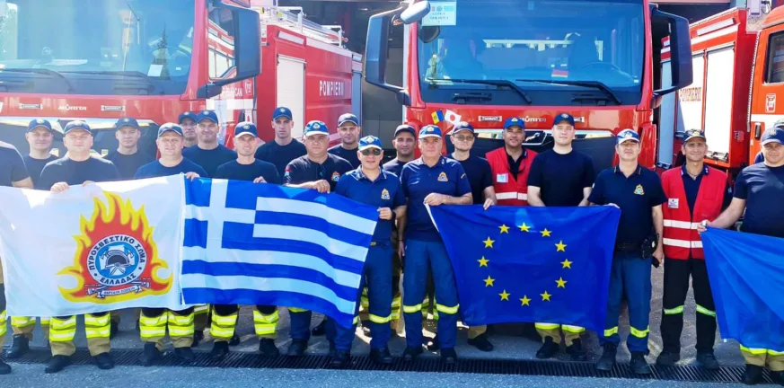 Πυροσβέστες από τη Μολδαβία υποδέχτηκε η Πυροσβεστική Υπηρεσία της ΒΙΠΕ Πατρών