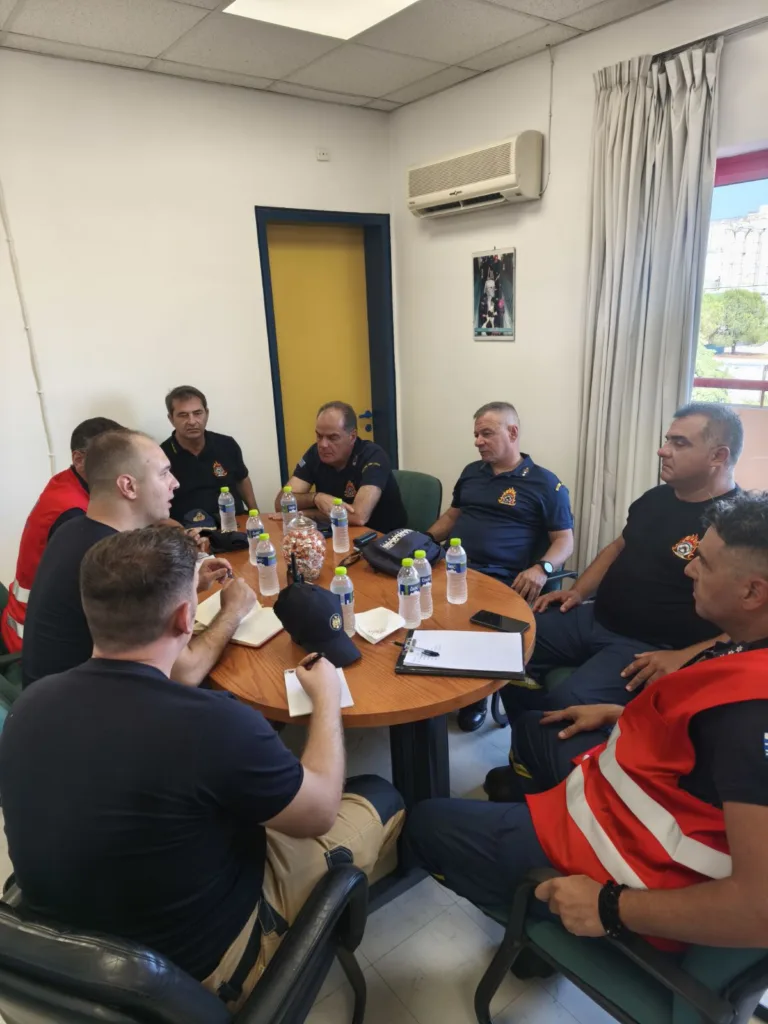Πυροσβέστες από τη Μολδαβία υποδέχτηκε η Πυροσβεστική Υπηρεσία της ΒΙΠΕ Πατρών