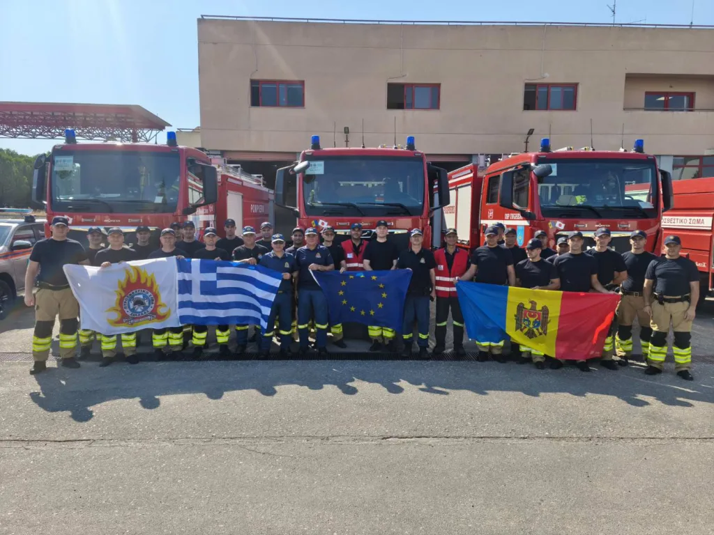 Πυροσβέστες από τη Μολδαβία υποδέχτηκε η Πυροσβεστική Υπηρεσία της ΒΙΠΕ Πατρών