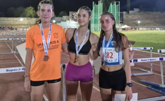 Επτά μετάλλια για την Αχαΐα στο Πανελλήνιο στίβου Κ16