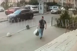 ΒΙΝΤΕΟ από τη στιγμή δολοφονίας υψηλόβαθμου Ουκρανού κατασκόπου στο Κίεβο