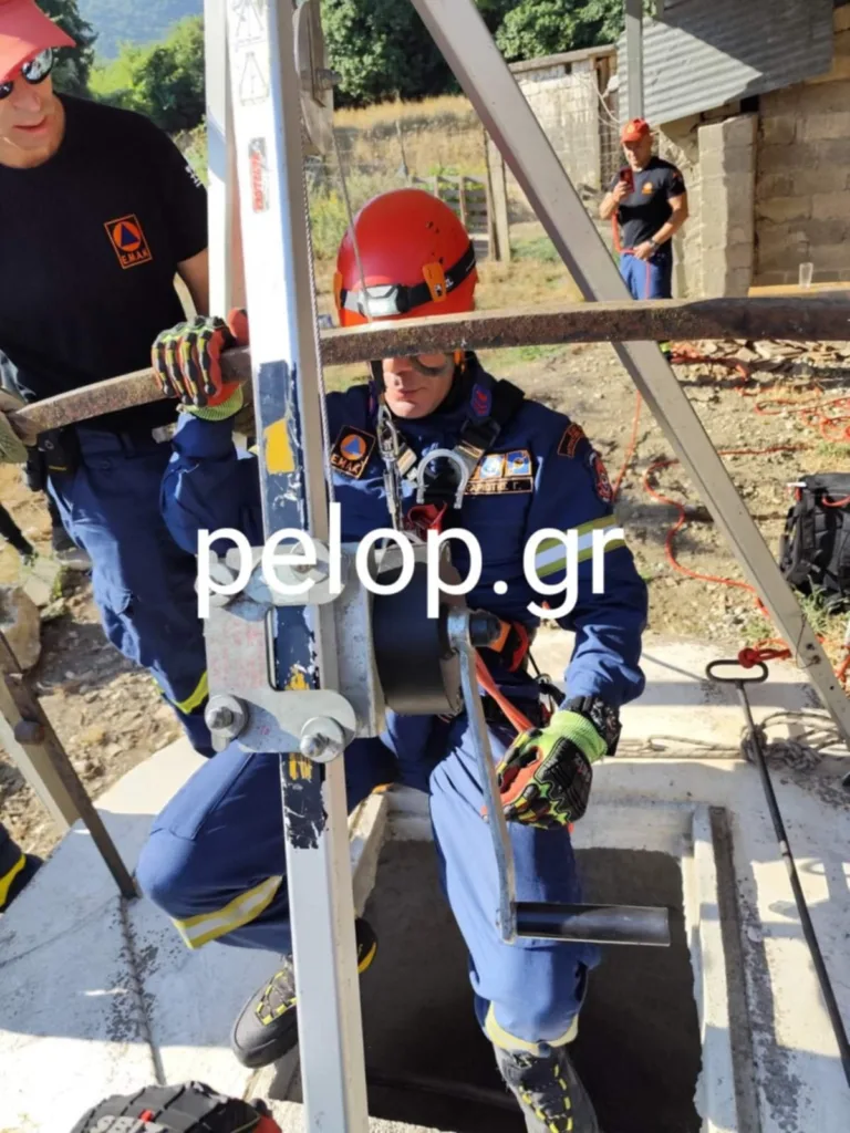 Αχαΐα: Ανοιξε κλειστό πηγάδι και «βούτηξε», επιχείρηση της 6ης ΕΜΑΚ ΦΩΤΟ Η επιχείρηση ανάσυρσης της σορού από την 6η ΕΜΑΚ Πάτρας