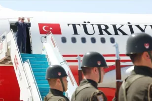 Με τιμές…ήρωα υποδέχθηκαν τον Ερντογάν στο ψευδοκράτος