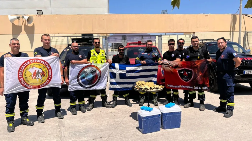 Δεσμοί συνεργασίας Πατρινών και Γάλλων εθελοντών δασοπυροσβεστών