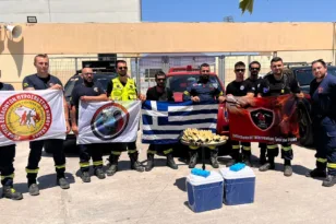 Δεσμοί συνεργασίας Πατρινών και Γάλλων εθελοντών δασοπυροσβεστών
