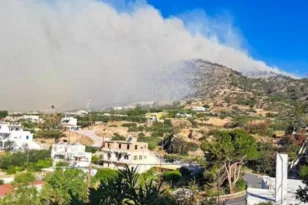 Ιεράπετρα: «Μάχη» με τις αναζωπυρώσεις, σε κατάσταση έκτακτης ανάγκης οι πυρόπληκτες περιοχές
