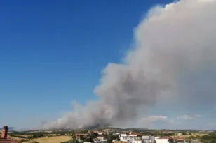 Θεσσαλονίκη: Φωτιά στην περιοχή της Ασσήρου