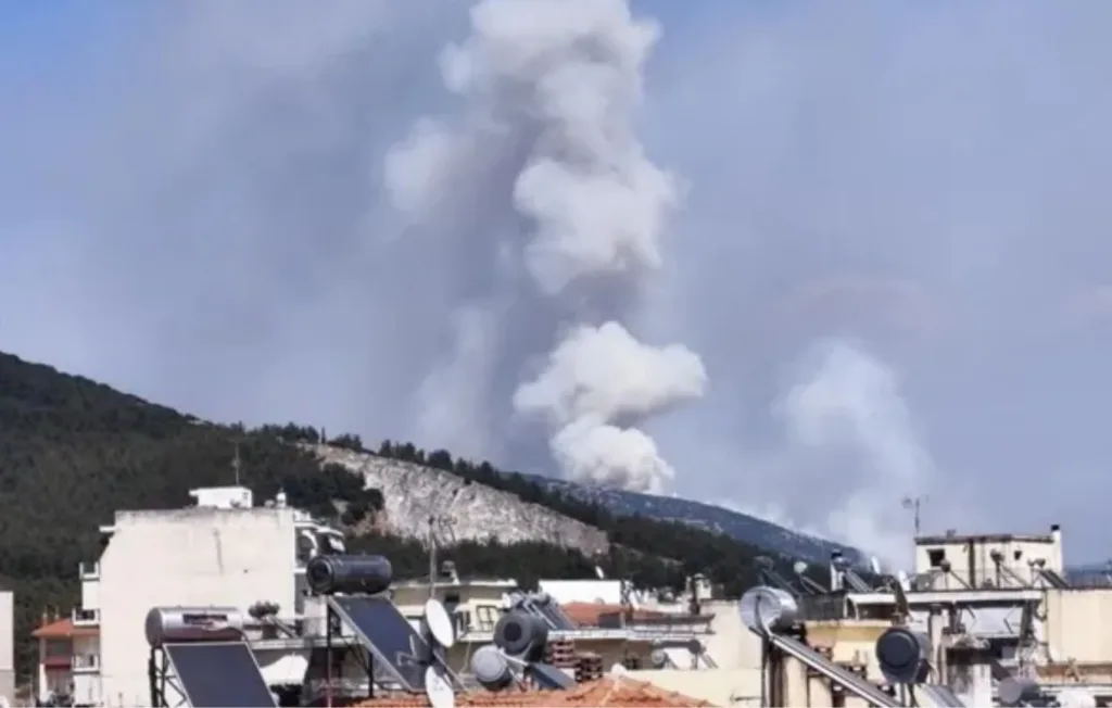 Καλύτερη η κατάσταση στη φωτιά στην Χωριστή Δράμας