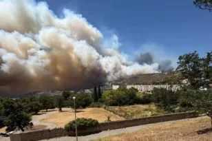 Γαλλία: Εικόνες καταστροφής από φωτιά– Κάηκαν σπίτια, έγιναν στάχτη 7.000 στρέμματα ΒΙΝΤΕΟ