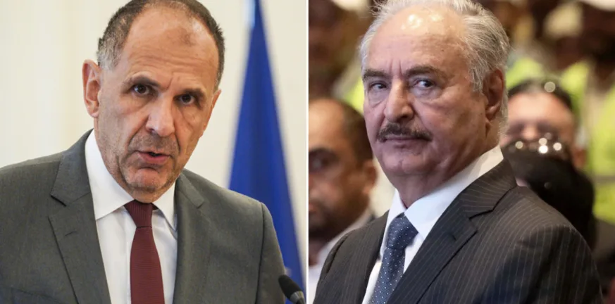 Συνάντηση Γεραπετρίτη – Χαφτάρ στη Βεγγάζη: «Μας συνδέει η προσήλωση στο Διεθνές Δίκαιο» Συνάντηση Γεραπετρίτη – Χαφτάρ στη Βεγγάζη: «Μας συνδέει η προσήλωση στο Διεθνές Δίκαιο»