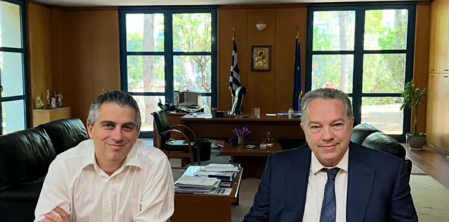 Στο γραφείο του Χρίστου Δήμα ο Κώστας Σβόλης - Τι συζήτησαν Στο γραφείο του Χρίστου Δήμα ο Κώστας Σβόλης - Τι συζήτησαν