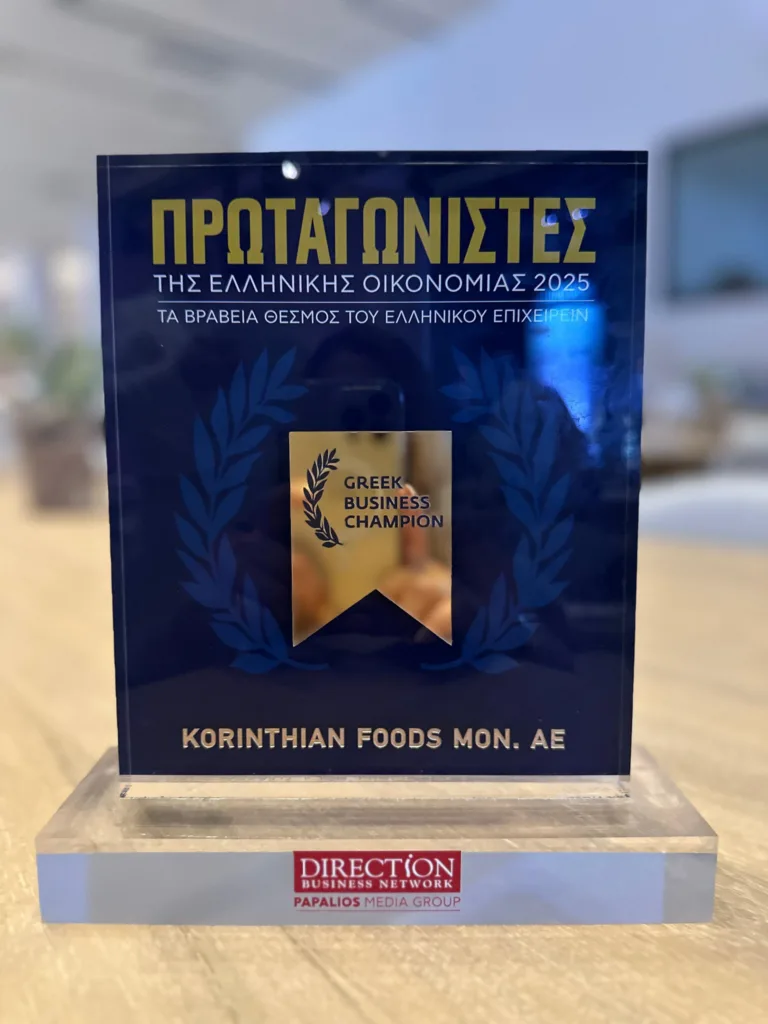 Korinthian Foods | Greek Business Champion 2025