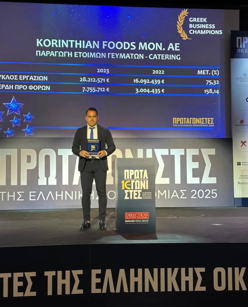 Korinthian Foods | Greek Business Champion 2025