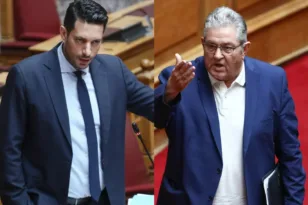 Σκληρή αντιπαράθεση ανάμεσα στον αναπληρωτή υπουργό Μεταφορών Κωνσταντίνο Κυρανάκη και τον γενικό γραμματέα του ΚΚΕ Δημήτρη Κουτσούμπα πυροδότησε η σύγκρουση του προαστιακού με το ΙΧ στην Πάτρα. <p>Πηγή: <a target="_blank" href="https://www.iefimerida.gr">iefimerida.gr</a> – <a target="_blank" href="https://www.iefimerida.gr/politiki/kontra-kyranaki-koytsoympa-boyli-gia-patra">Άγρια κόντρα Κυρανάκη-Κουτσούμπα στη Βουλή: «Σου δώσαμε και αξία, θα παίξεις στα κανάλια!» – iefimerida.gr</a></p>