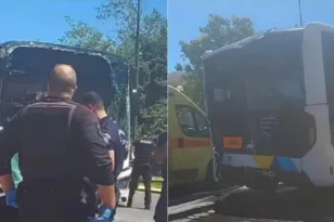 Σοβαρό τροχαίο με δύο λεωφορεία στη Βούλα: Τουλάχιστον δέκα τραυματίες, ανάμεσά τους κι ένα παιδί