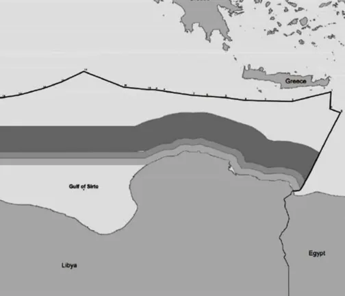 Xάρτη με υφαλοκρηπίδα έως την Κρήτη κατέθεσε η Λιβύη, η απάντηση της Αθήνας Xάρτη με υφαλοκρηπίδα έως την Κρήτη κατέθεσε η Λιβύη, η απάντηση της Αθήνας
