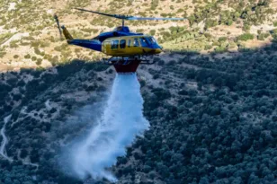 Χωρίς ενεργό μέτωπο οι φωτιές Εύβοια και Σέρρες