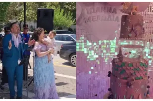 Μαυρίκιος και Ιλάεϊρα: Βάπτιση με ροζ χαλί, με κοκορέτσια και με γοργόνες στη θάλασσα