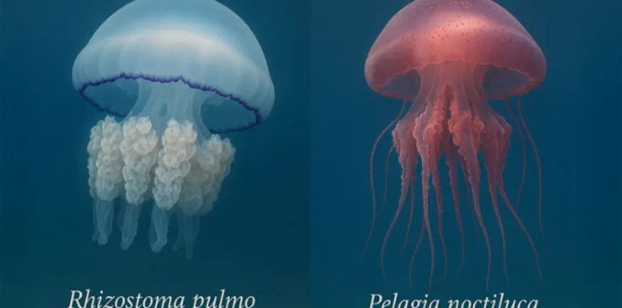 Μετά τις μωβ, ήρθαν και οι γαλάζιες μέδουσες στην Ελλάδα Μετά τις μωβ, ήρθαν και οι γαλάζιες μέδουσες στην Ελλάδα