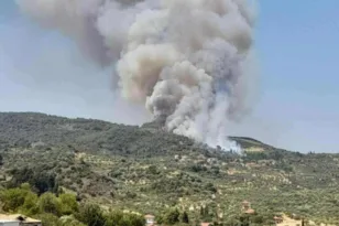 Συναγερμός στην Πολυθέα Μεσσηνίας: Πυρκαγιά απειλεί οικισμό, σε εξέλιξη μεγάλη επιχείρηση κατάσβεσης, διαδοχικά 112 για εκκενώσεις