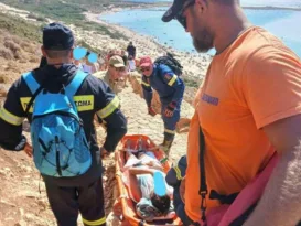 Κρήτη: Περιπέτεια για τουρίστρια στο μονοπάτι του Μπάλου, επιχείρηση διάσωσης