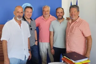 Συνάντηση Ομοσπονδίας Συλλόγων Αιγιαλείας με Μπονάνο