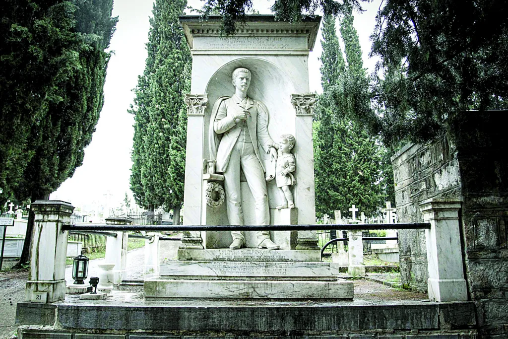 Πάτρα: Το Α' Δημοτικό Κοιμητήριο σε ευρωπαϊκό χάρτη πολιτιστικής μνήμης ΦΩΤΟ Το εμβληματικό μνημείο προς τιμήν του Ιωάννη Ζήση από το 19ο αιώνα
