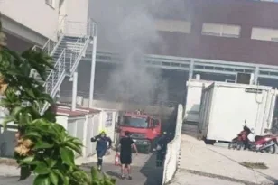 Πάτρα: Από εκεί ξεκίνησε η φωτιά στο Νοσοκομείο Άγιος Ανδρέας ΦΩΤΟ,ΒΙΝΤΕΟ
