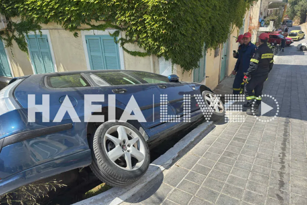 Πύργος: ΙΧ «εισέβαλε» σε αυλή μονοκατοικίας ΦΩΤΟ