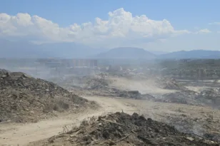 Παρέμβαση της Περιφέρειας Δυτικής Ελλάδας για την ανεξέλεγκτη χωματερή στο Θεριανό που «καπνίζει»