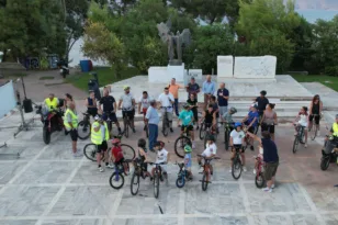 Ποδηλατοβόλτα με Πανσέληνο στο Αίγιο