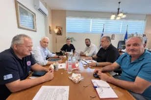 Δυτική Αχαΐα: Σύσκεψη Φαρμάκη-Αλεξόπουλου για τον συντονισμός επιτροπών κρατικής αρωγής μετά τις πυρκαγιές