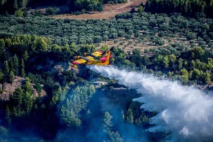 Πυρκαγιές Αλβανία: Ενας νεκρός, ανεξέλεγκτα τα μέτωπα για 8η ημέρα