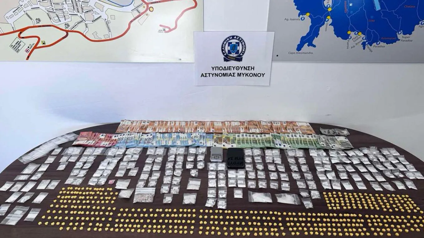 Μύκονος: Ισπανός και Γάλλος πίσω από το κύκλωμα ναρκωτικών - Οι τιμές και η ροζ κοκαΐνη