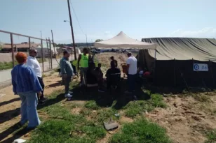 Δυτική Αχαΐα: Αυτοψία για τη στεγαστική αποκατάσταση των πυρόπληκτων Ρομά ΦΩΤΟ