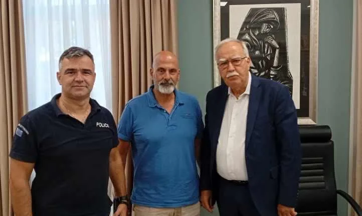 Συνάντηση του Δημάρχου Καλαβρύτων με τον αναπληρωτή περιφερειάρχη Χαράλαμπο Μπονάνο στα Καλάβρυτα